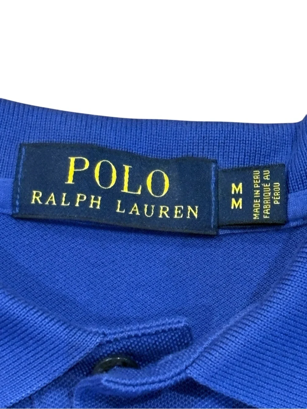 Polo Ralph Lauren Royal Blue Polo with Orange Pony M
